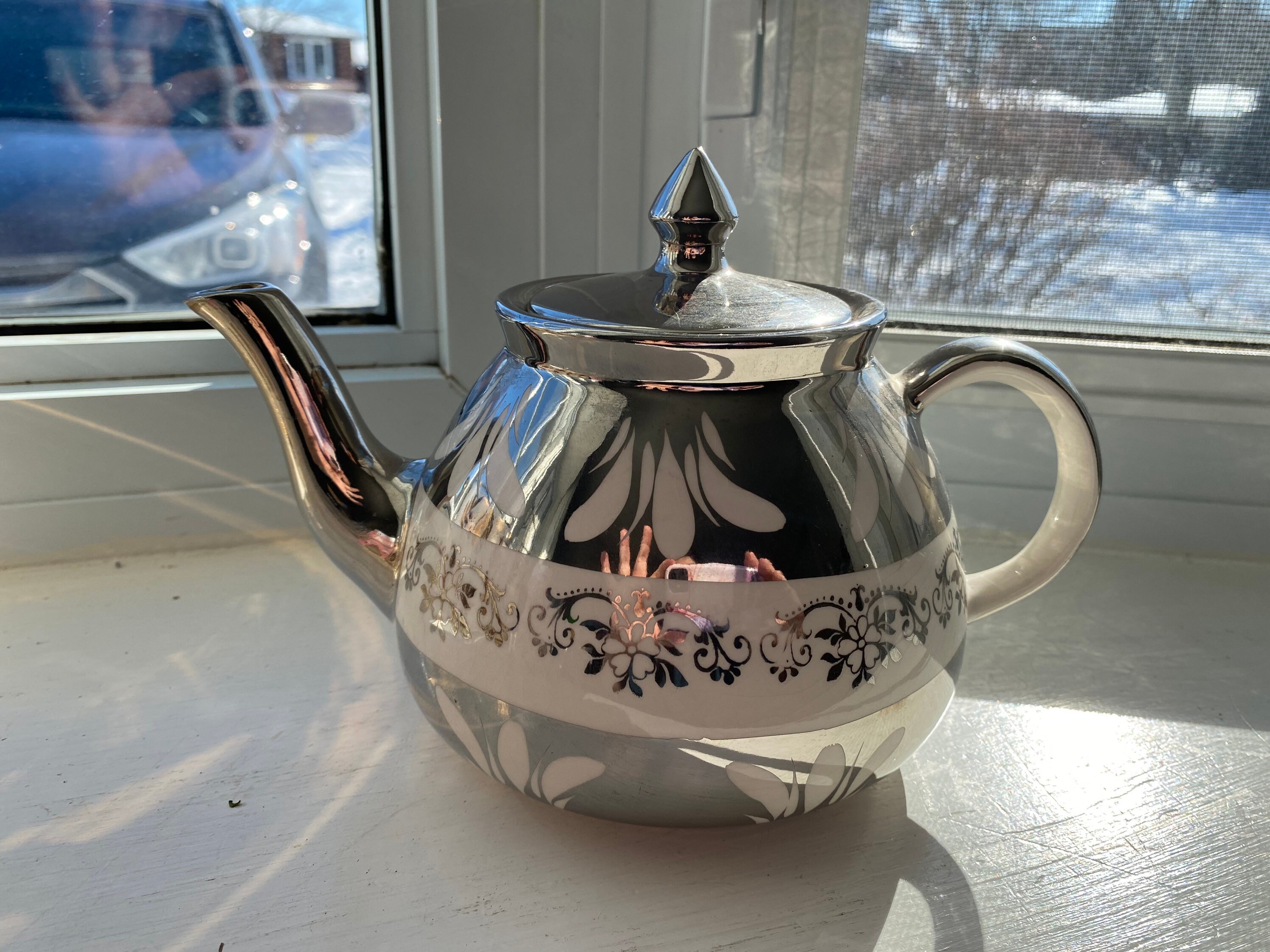 Gibson Staffordshire Tea Pot Made in England Gibsons Etsy