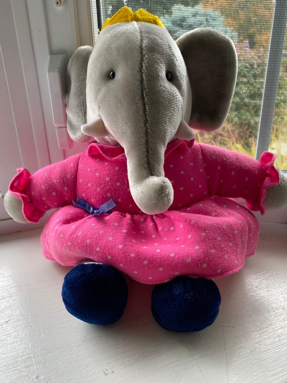 babar elephant plush