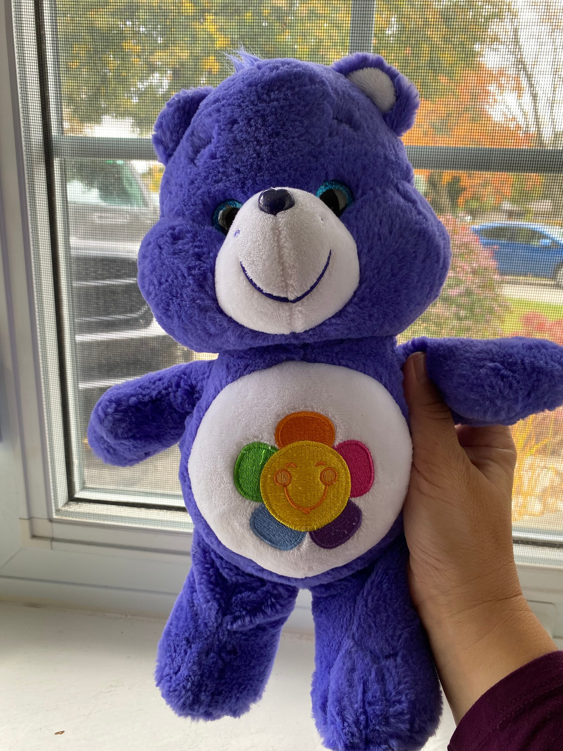 Purple Harmony Care Bear Plush Toy Etsy