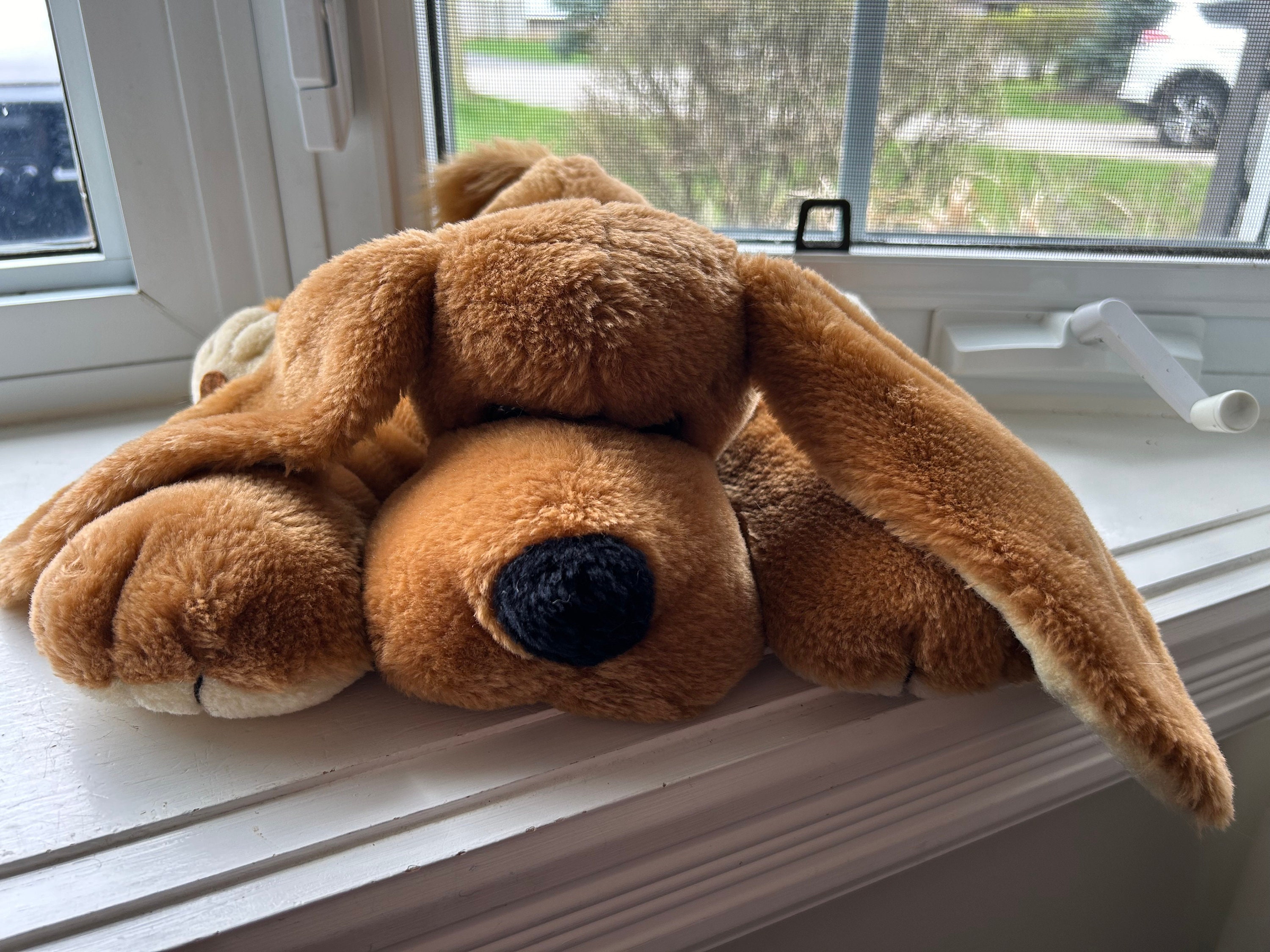 Vintage Fleagle Beagle Plush Puppy Dog, Brown JC Penny’s Stuffed Dog