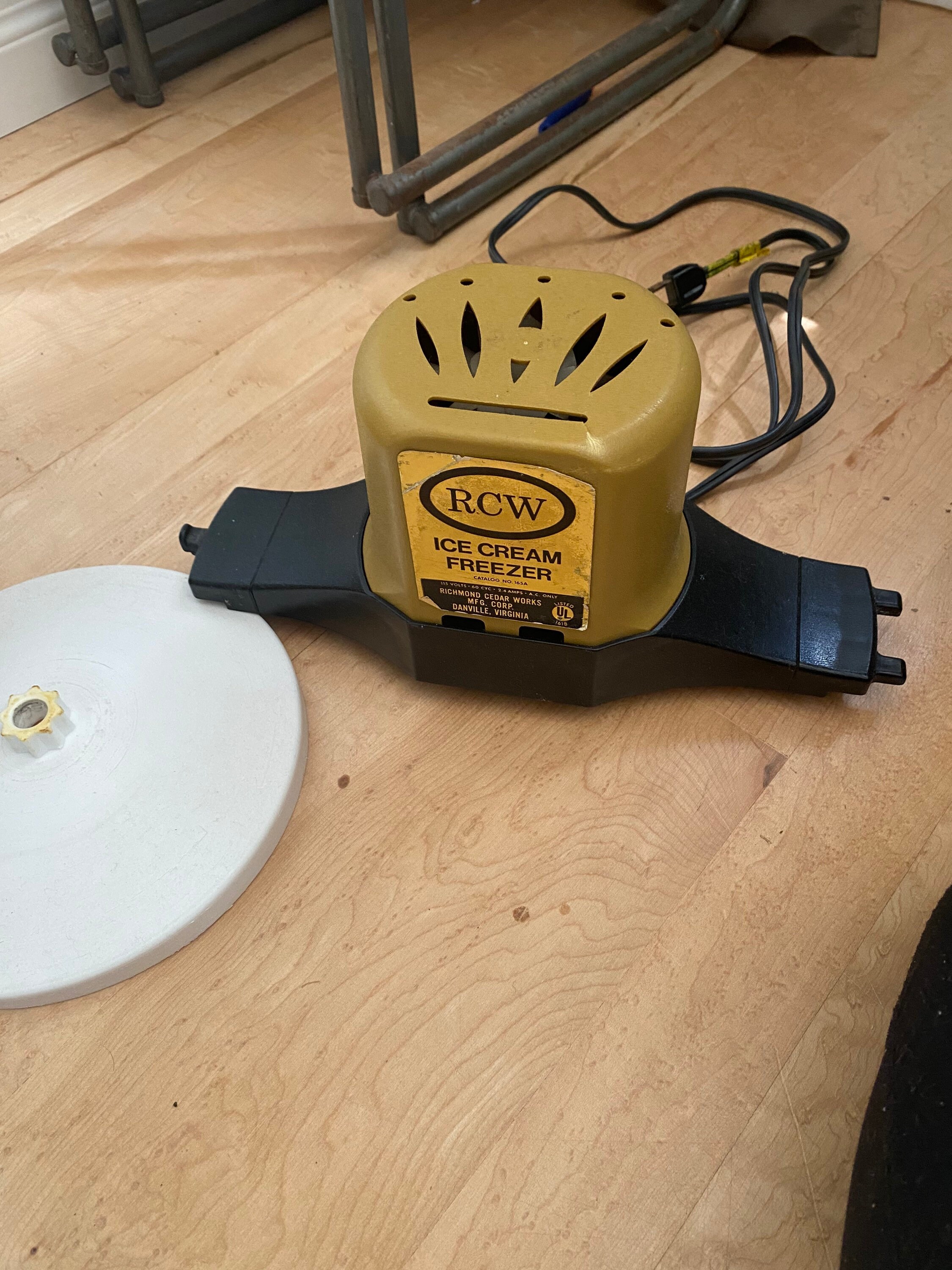 Rcw Electric Ice Cream Freezer Model 71 at Gregory Hambly blog