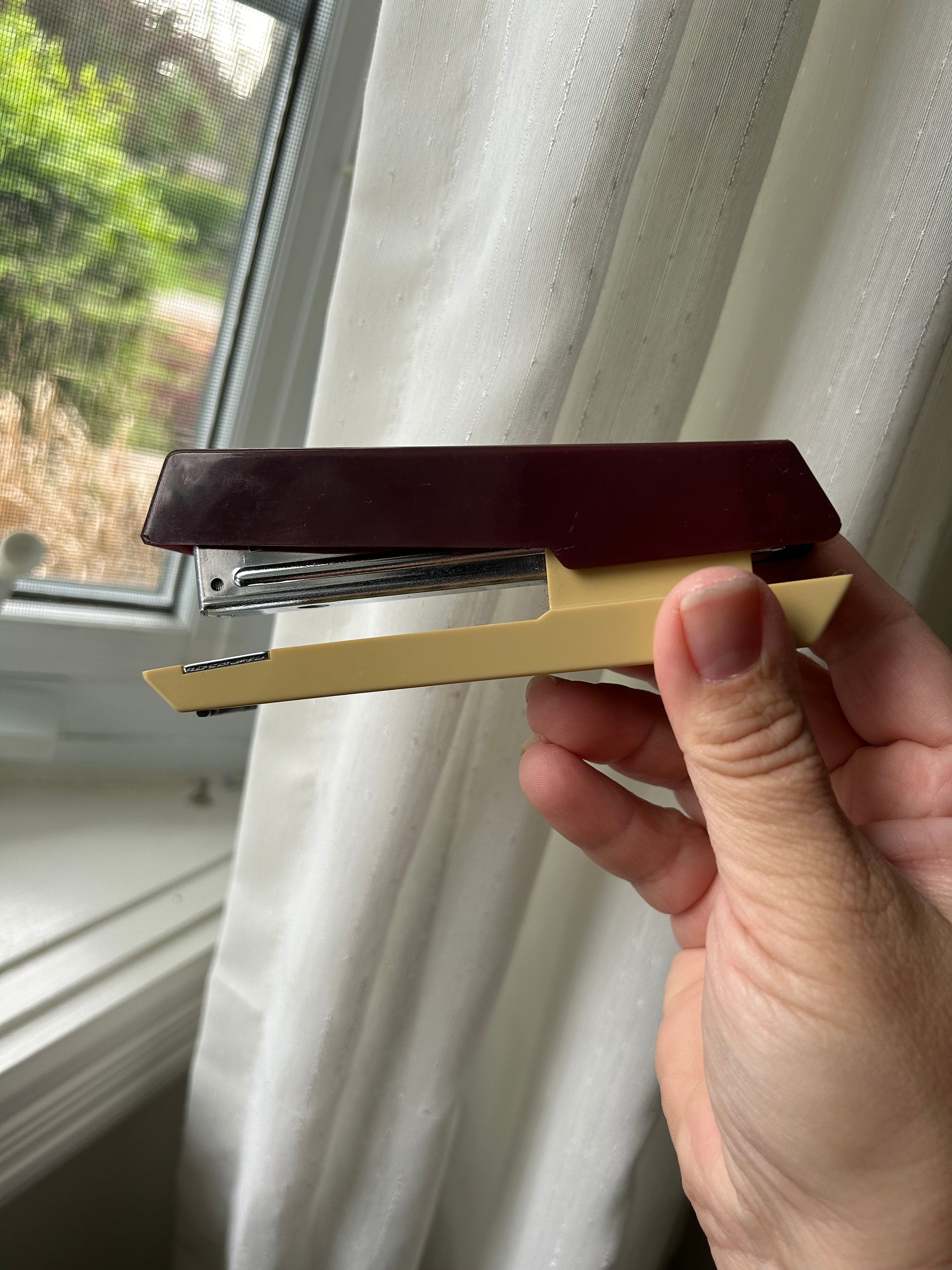 Vintage Boston Stapler, Brown and Cream Stapler, Retro Office - Etsy