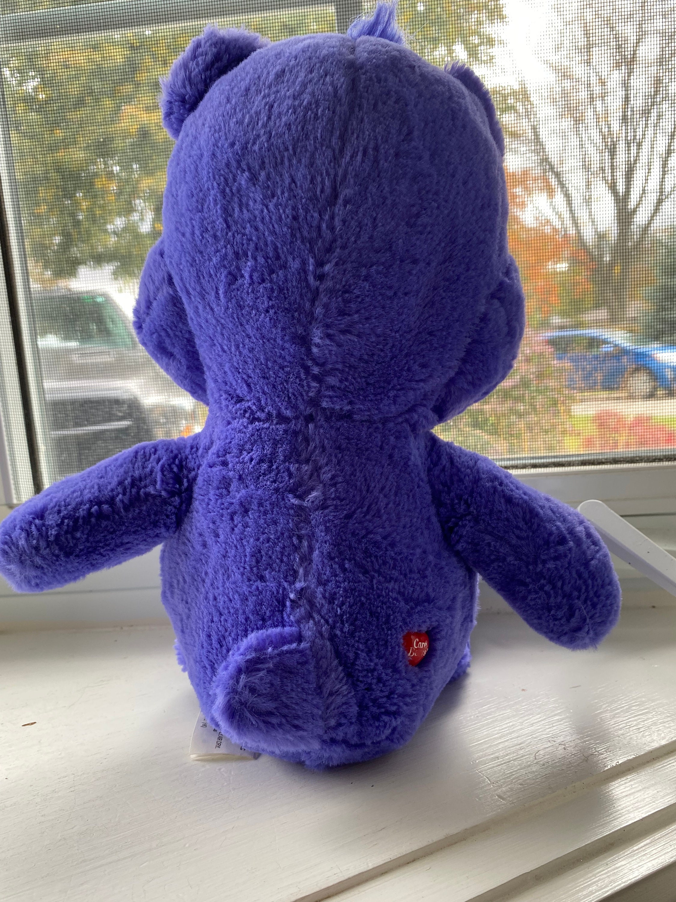 Purple Harmony Care Bear Plush Toy Etsy