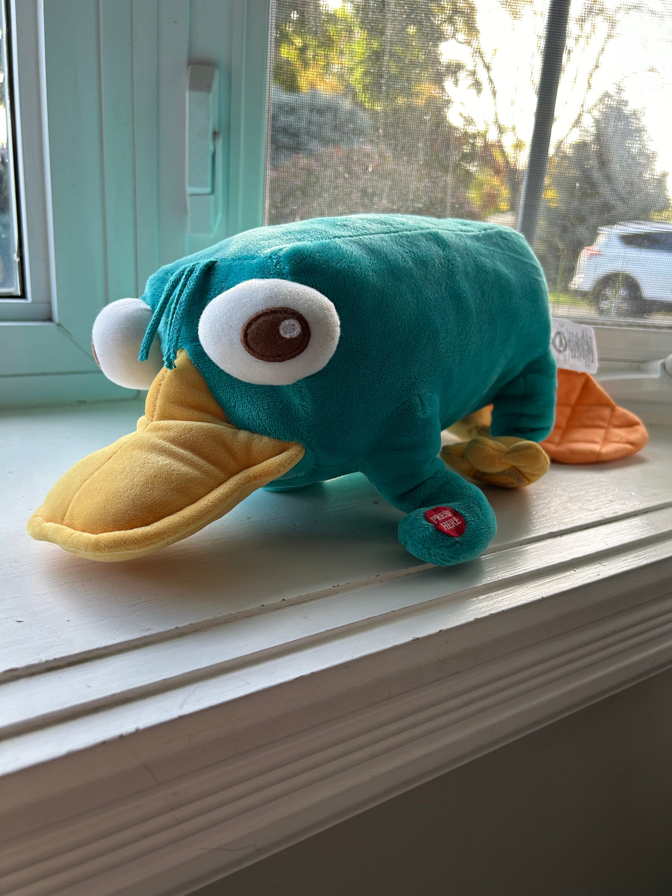perry the platypus stuffed animal disney store