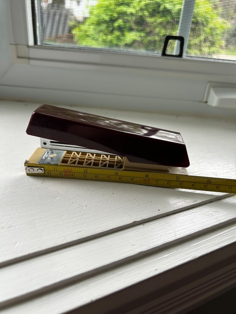 Vintage Boston Stapler, Brown and Cream Stapler, Retro Office - Etsy
