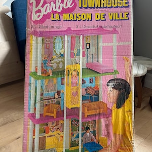 Barbie Stadthaus - 1974 - In OVP. Barbiehaus - #7825 - Barbie - mit Aufzug - 1970s - Mattel, Incomplete