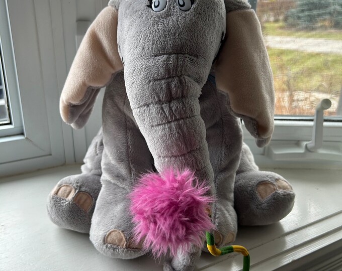 Horton Hears A Who Stuffed Plush Elephant, Dr Seuss, Elephant Soft Toy ...