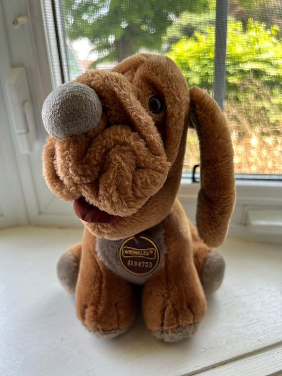 Vintage Ganz Bros Wrinkles Dog the Heritage Collection Wrinkles the Dog 1984 Etsy Canada