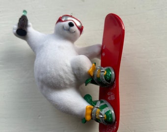 Hallmark COCA COLA Cool Sport Polar Bear Ornament, Original Box - Etsy
