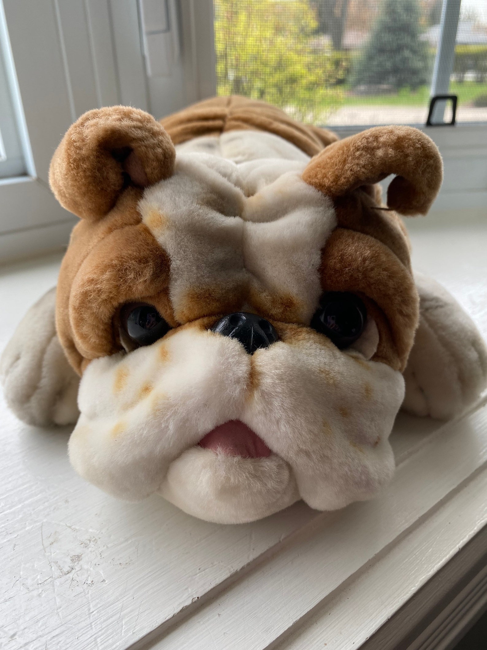 Vintage Rare Russ Brutus Stuffed Bulldog Plush Toy | Etsy