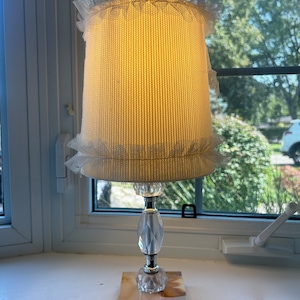 Vintage Lampe, Nachttischlampe, Retro Tischlampe