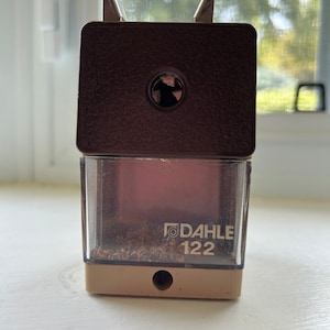 Dahle 122 Pencil Sharpener, Vintage Office Tools, Desk Pencil Sharpener, Made In Germany