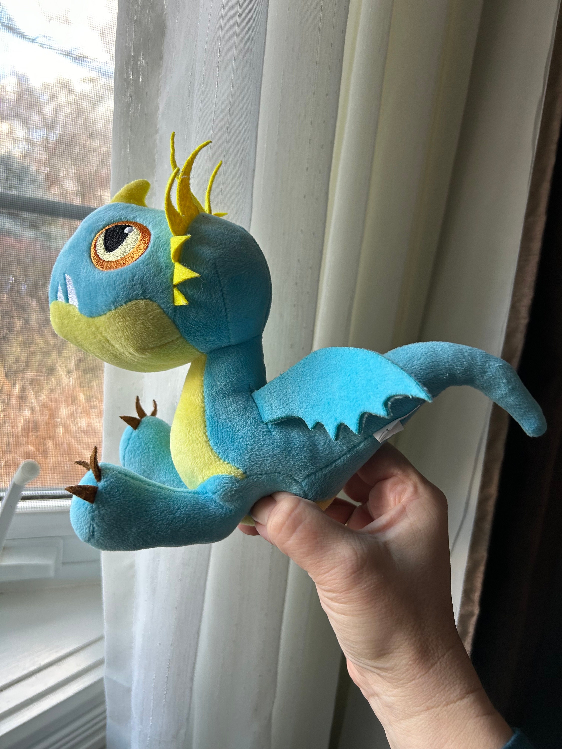 Peluche Dragon Stormfly Plush Stuffed Animal Toy 7 Inch 