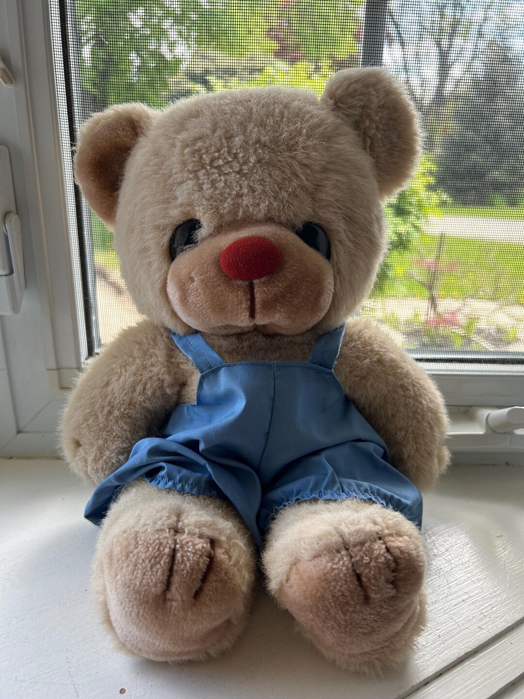 Vintage Teddy Bear, Story Book Originals Bear, Bear With Blue
