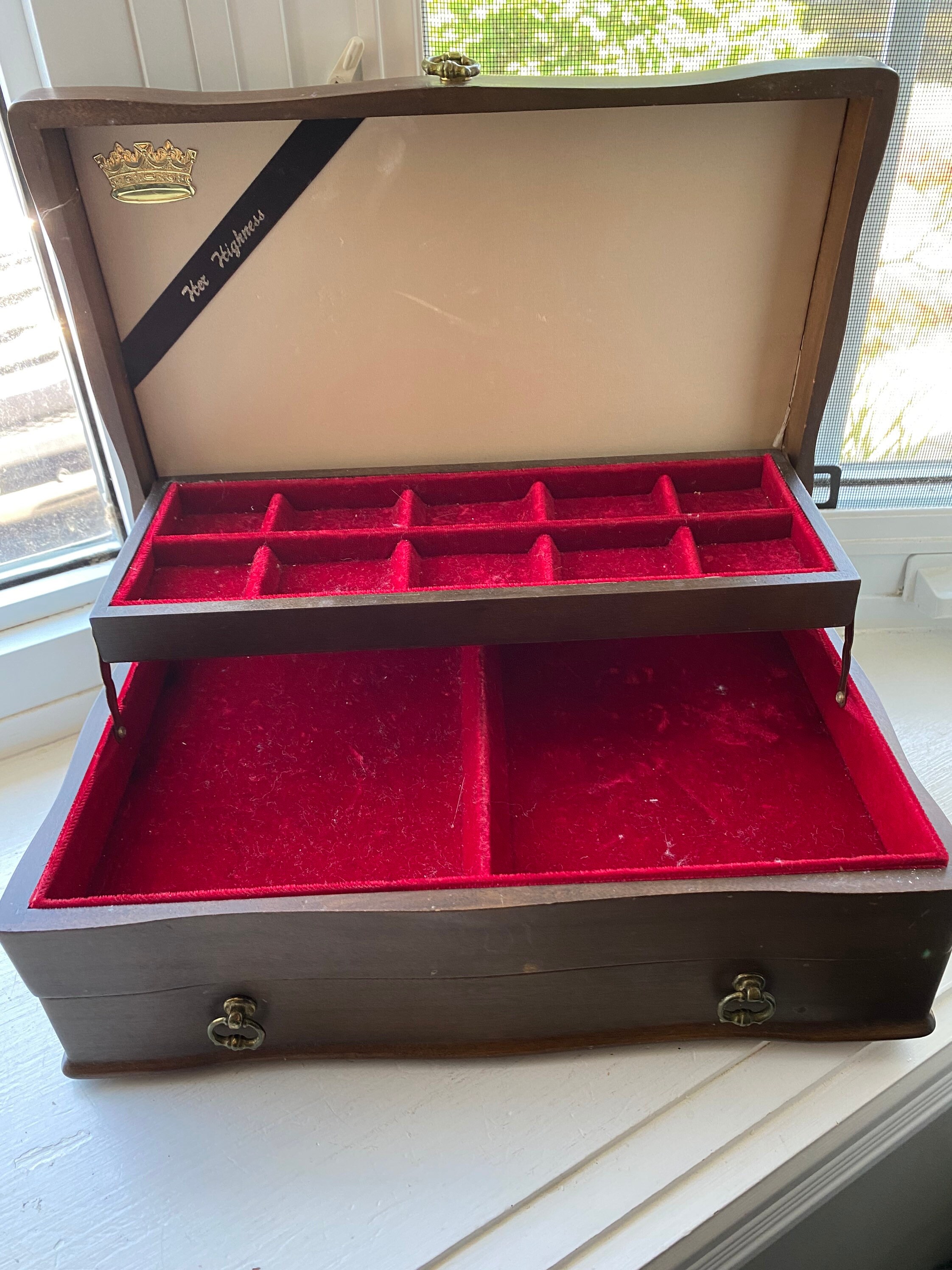 Jewelry Box Red Velvet - Etsy Jewelry Box Red Velvet - Etsy