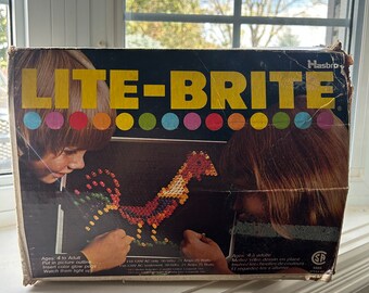 Lite Brite Pegs 100 Shorter Pegs 1980's Light Bright Toy 