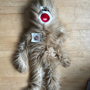 1993 Vintage Crazhugs Puppet Full Body Wrap Around Plush Monkey
