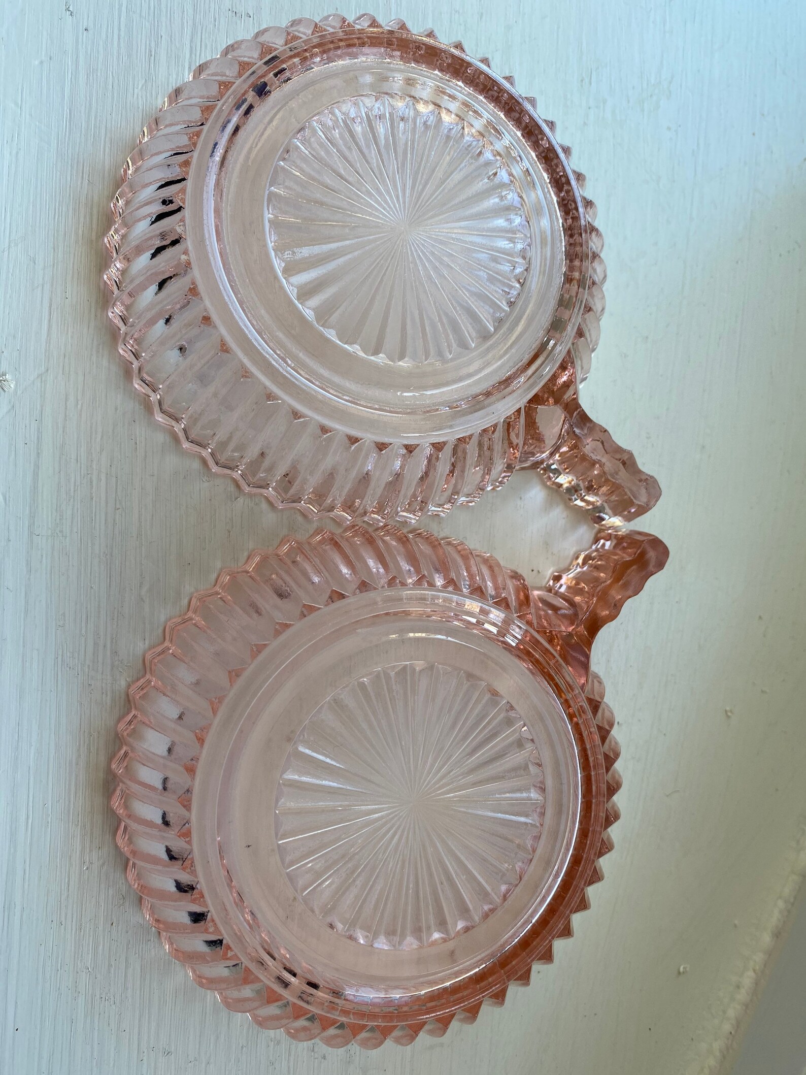 Vintage Anchor Hocking Pink Depression Glass OneHandled Etsy