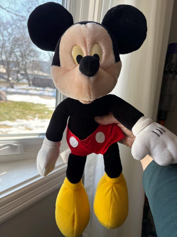 Vintage Mickey Mouse by Applause Stuffed Plush Toy - Etsy