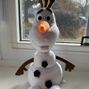 Ty Disney Olaf Plush Toy With Sparkles, Olaf From Frozen 