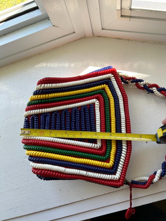 Vintage Telephone Cord Handbag, Telephone Cord Pu… - image 9