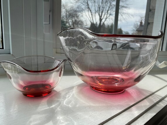 Indiana glass chip and dip set sale