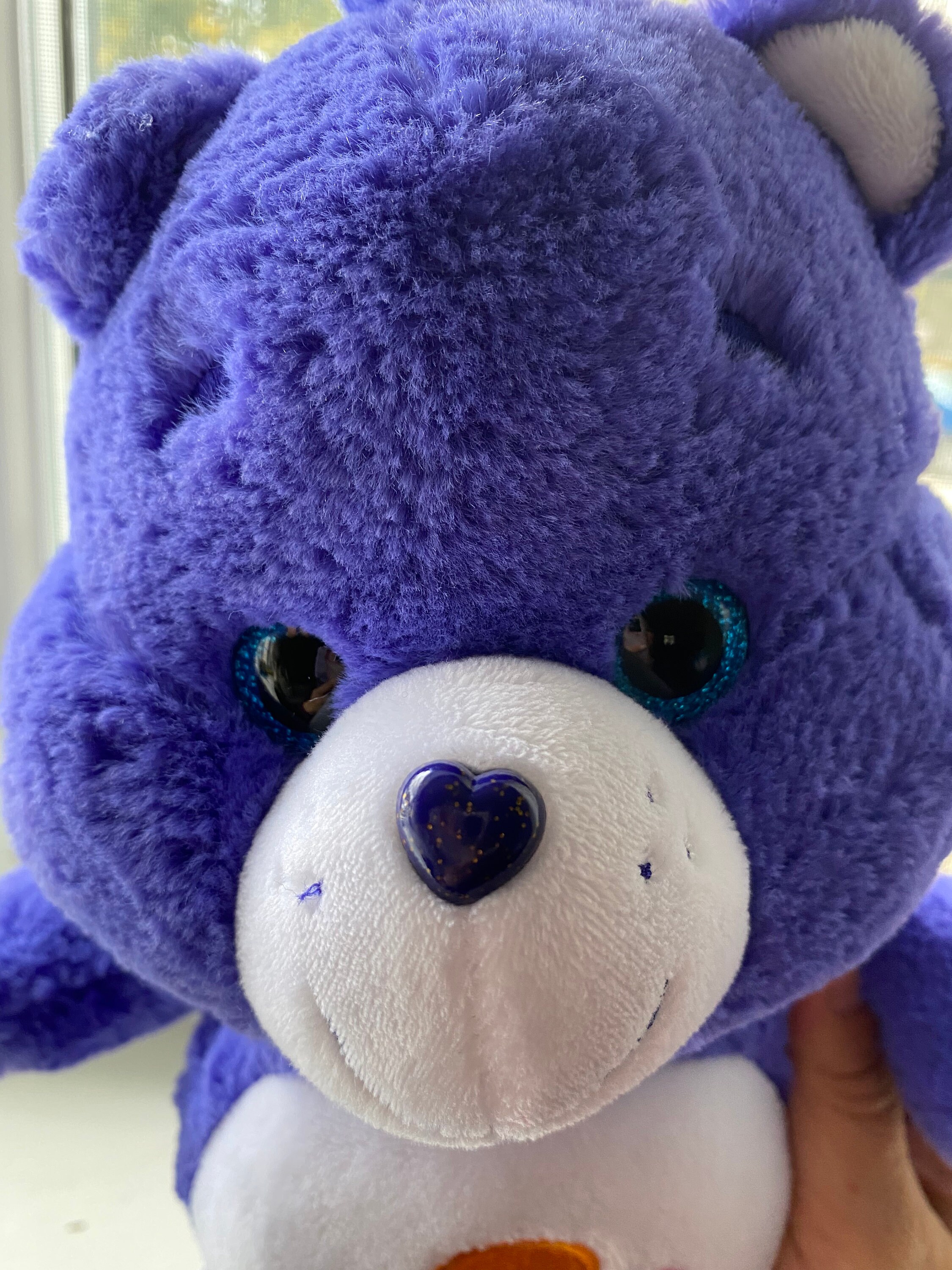 Purple Harmony Care Bear Plush Toy Etsy