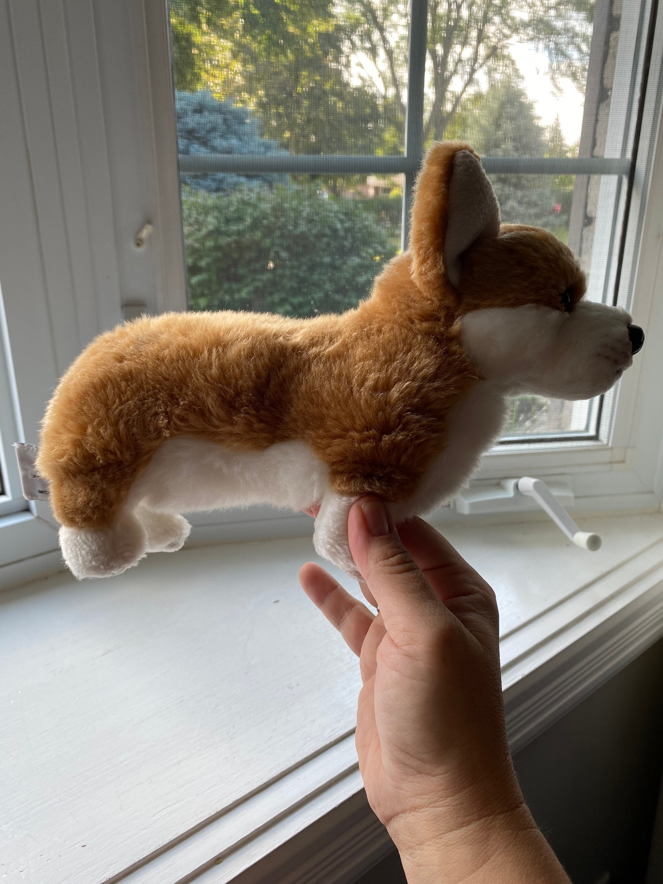 Vintage Yomiko Classics Corgi, Russ Berrie Plush Stuffed Corgi Dog