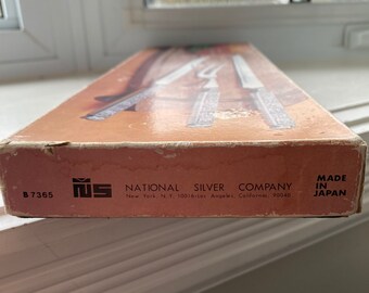 Vintage National Silver Company 3 Piece Carving Set in