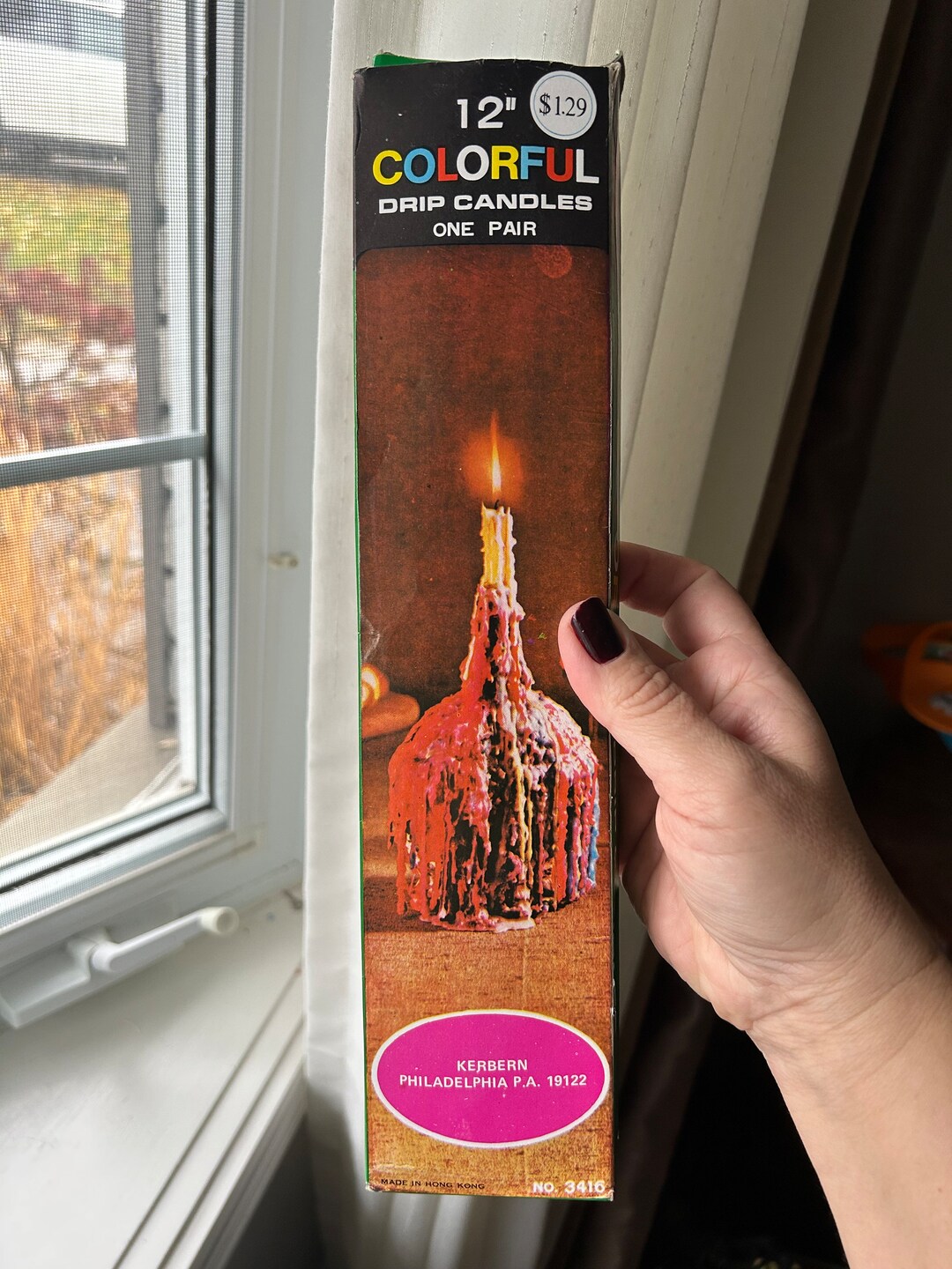 Vintage Drip Candles Rainbow, Original Box, Wine Bottle Drip Candle, Made in Hong Kong Etsy