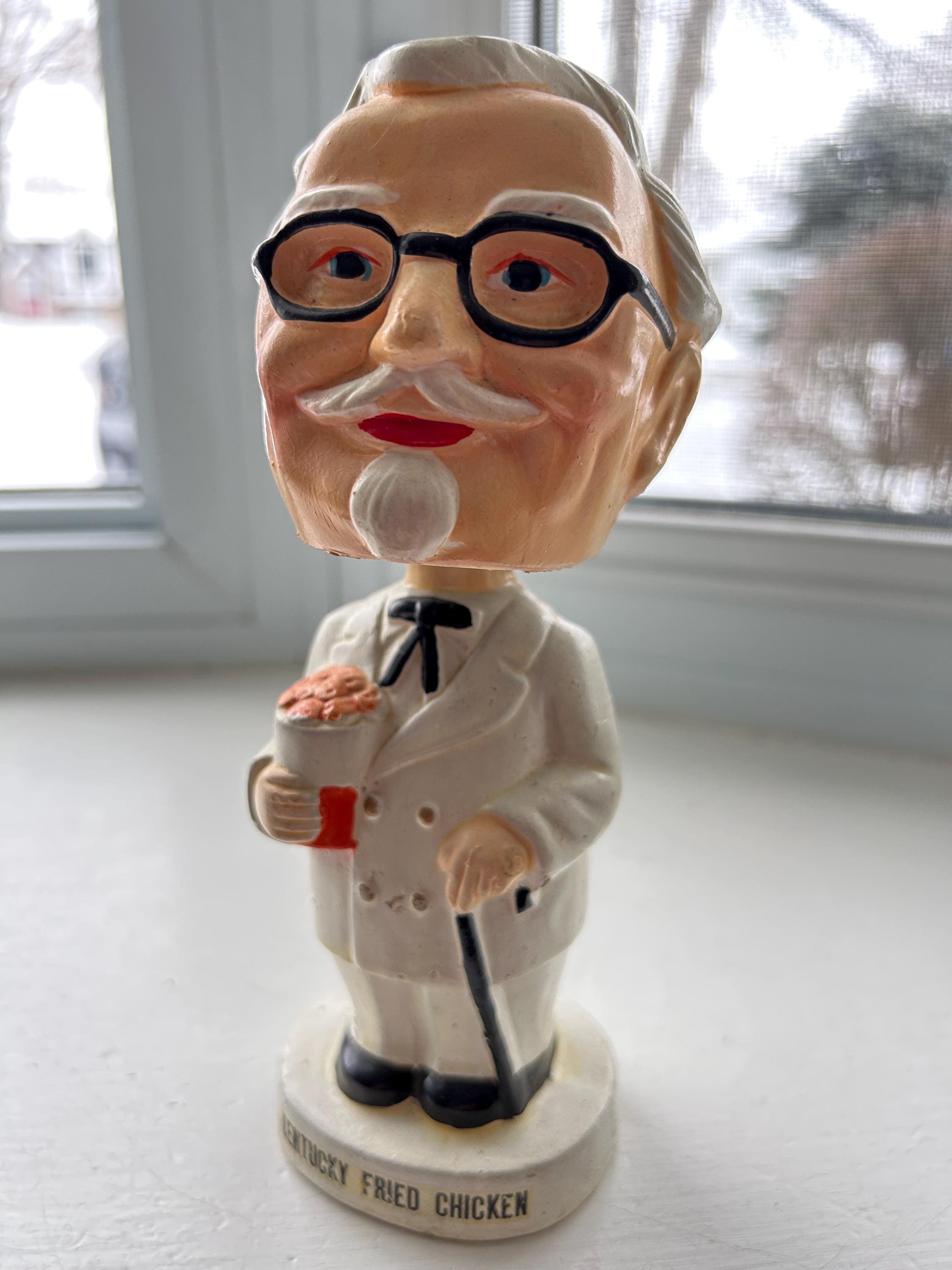 Vintage Colonel Sanders Bobblehead, 1960s Kentucky Fried Chicken