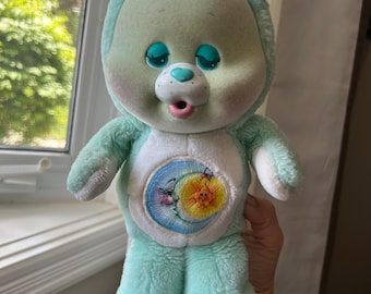 Vintage Kenner 11 Inch 1986 Funshine Care Bear Cub With Booties - Etsy