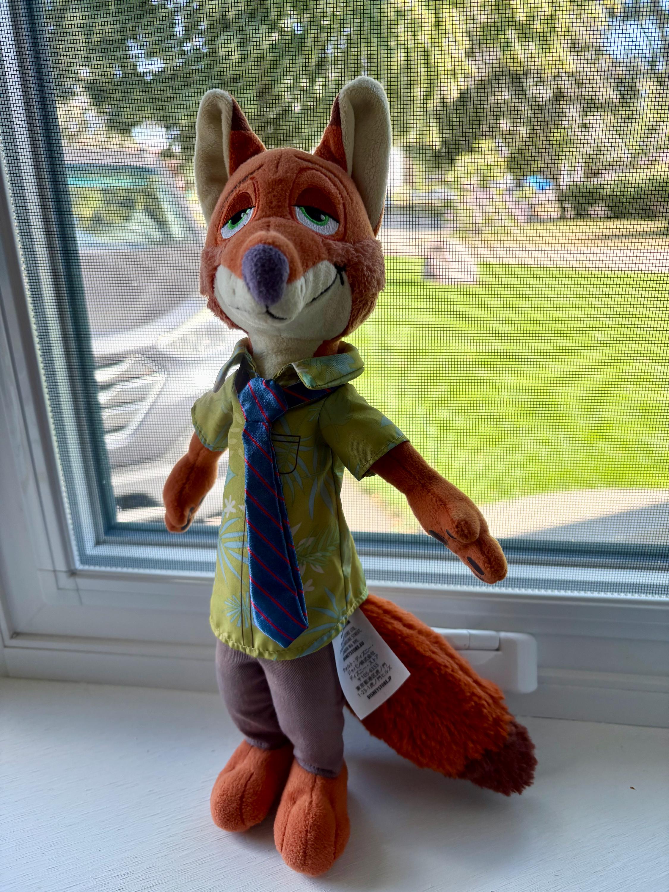 Zootopia Nick Wilde Plush Toy, Zootopia Stuffed Fox - Etsy