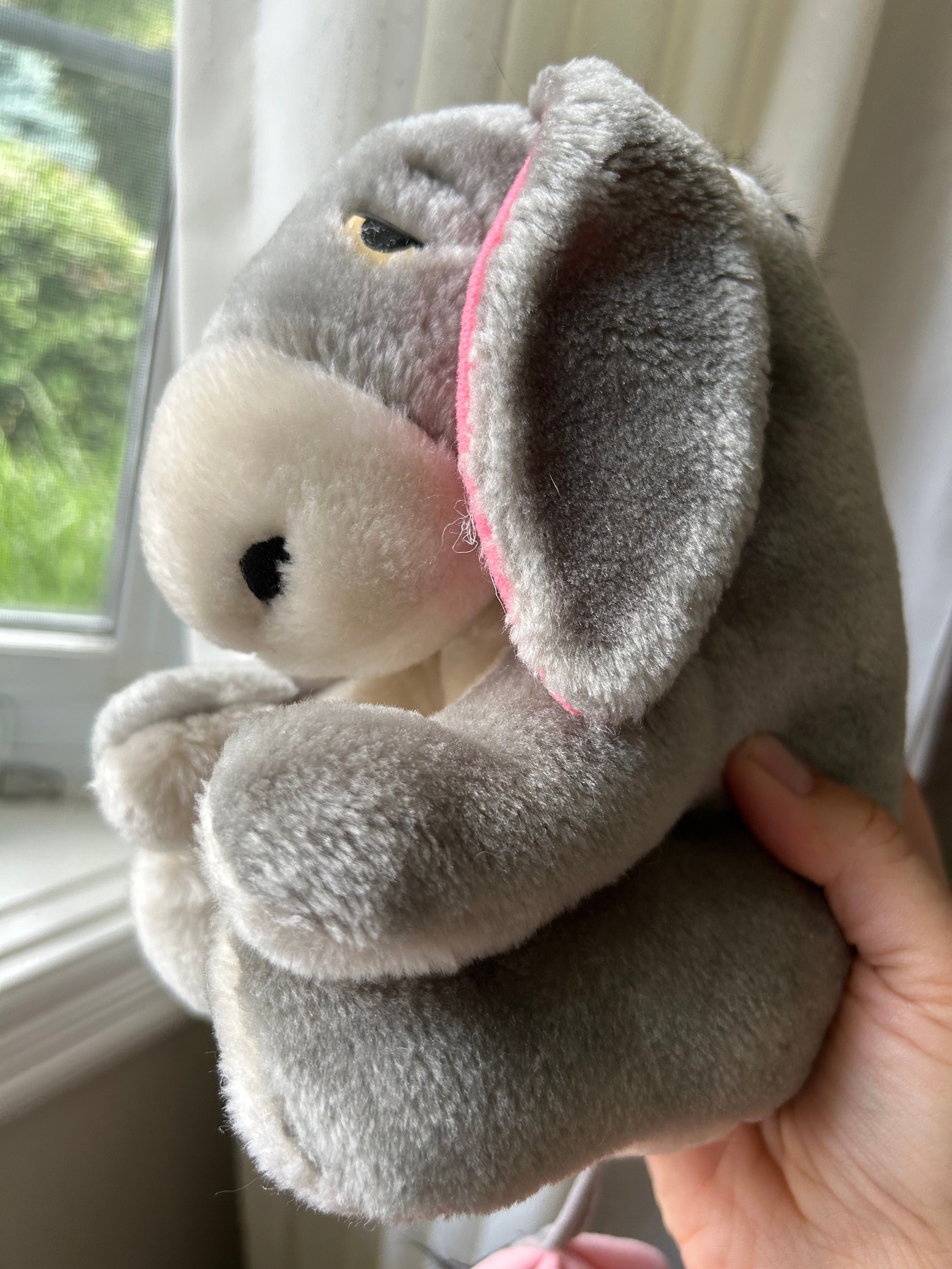 Disney World Eeyore Winnie the Pooh Disney Land Plush Eeyore Half Moon Eyes Etsy
