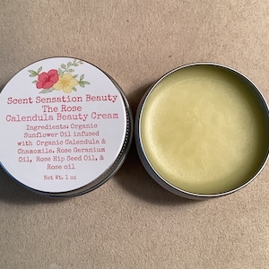 Calendula Rose Salve-Cream- Botanical Rose Cream