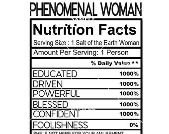 Download Phenomenal Woman Svg Etsy
