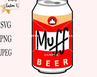Muff Beer svg/png/jpeg digital file