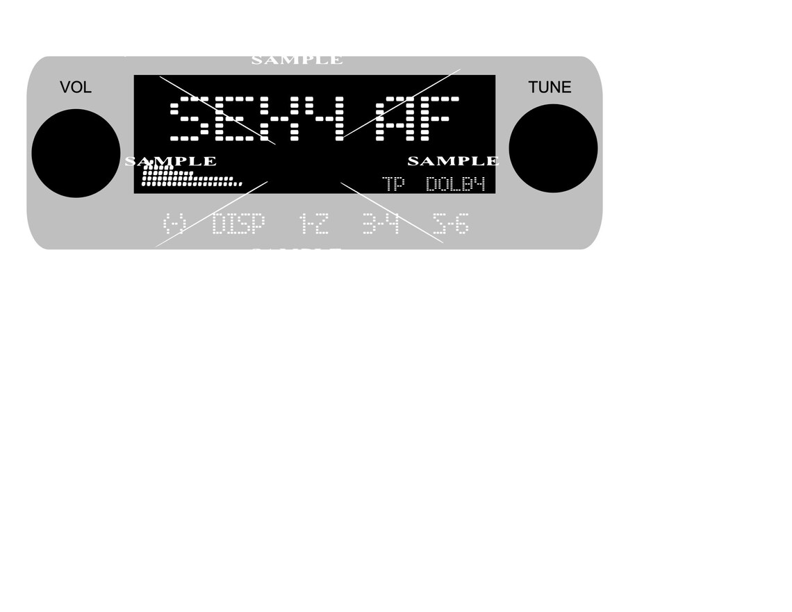 5 RADIO DISPLAY svg files Etsy
