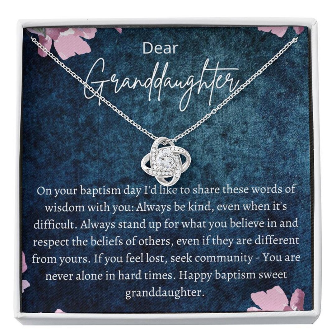 Baptism Gifts From Grandparents Granddaughter Baptism Gift Etsy UK