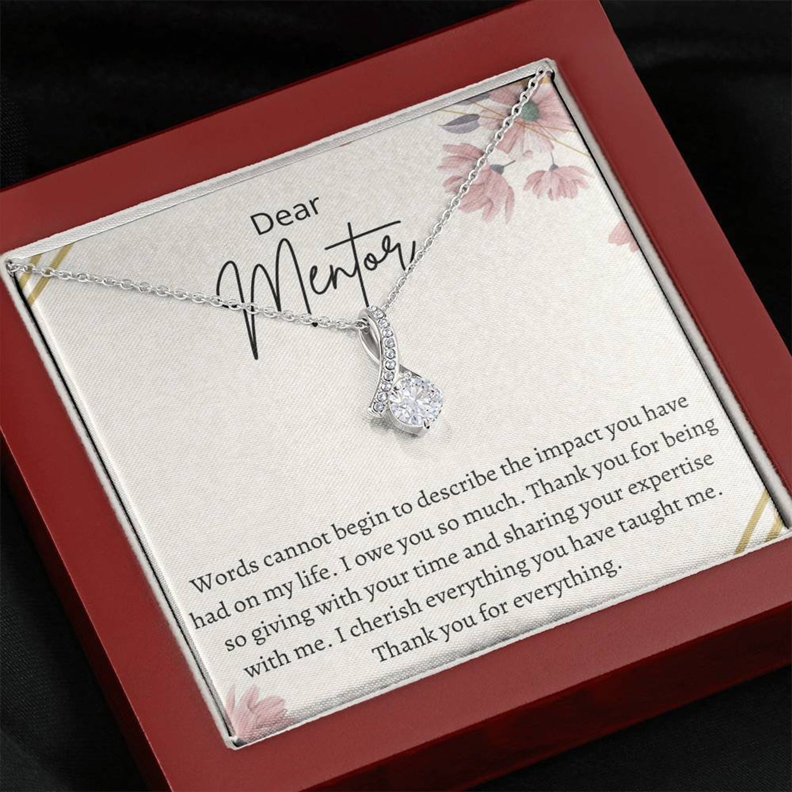 Mentor Gift mentor gift for women Mentor teacher Christmas Etsy