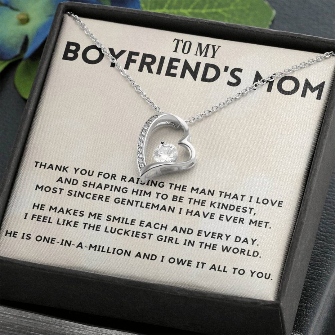 My Boyfriends Mom Christmas Gift to My Boyfriends Mom Necklace ...