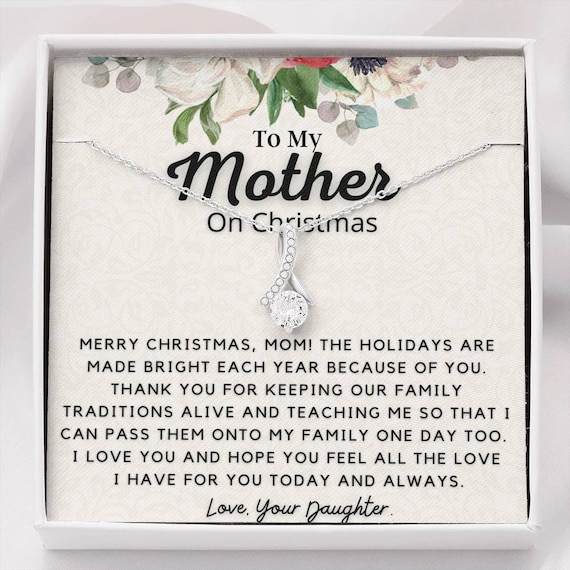 Mom Christmas Gift From Daughter, Gift for Mom From Daughter for Christmas, Christmas  Gift for Mom From Daughters, Mom Gifts 
