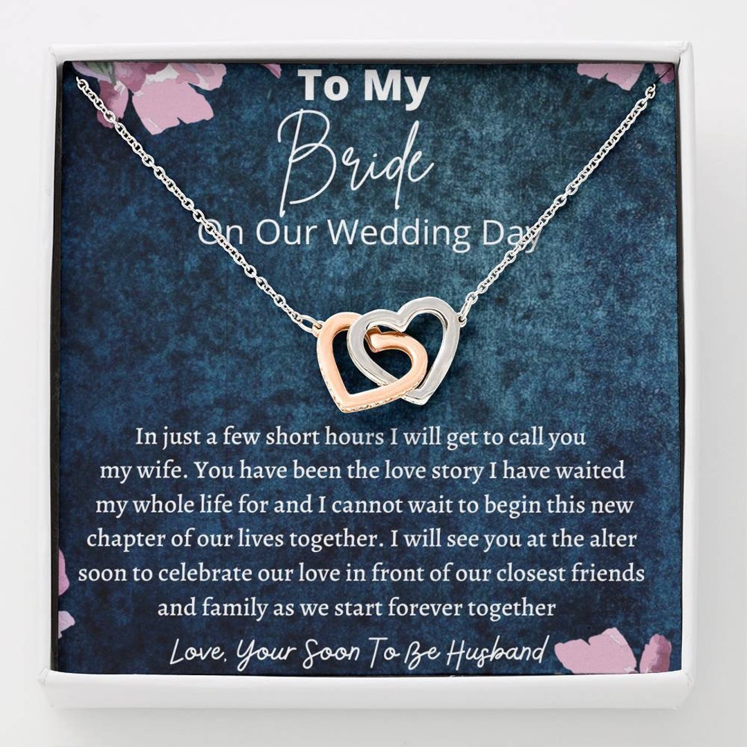 Brautgeschenk vom Bräutigam Geschenk für Braut vom Bräutigam Etsy.de