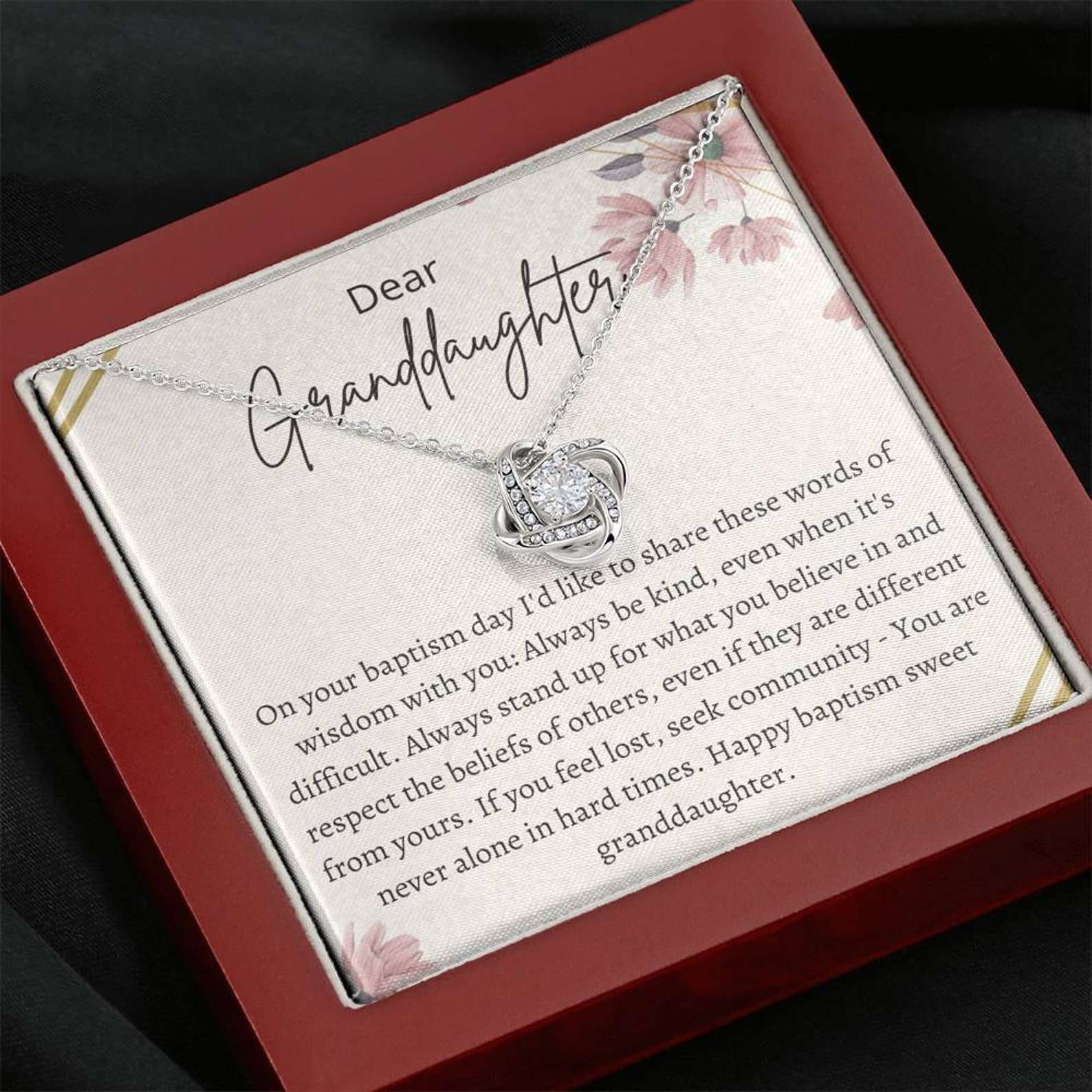 Baptism Gifts From Grandparents Granddaughter Baptism Gift Etsy UK