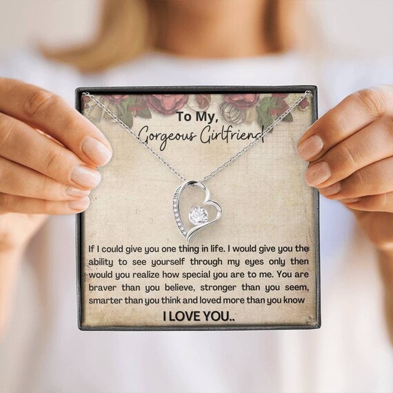 Necklace gift girlfriend sale