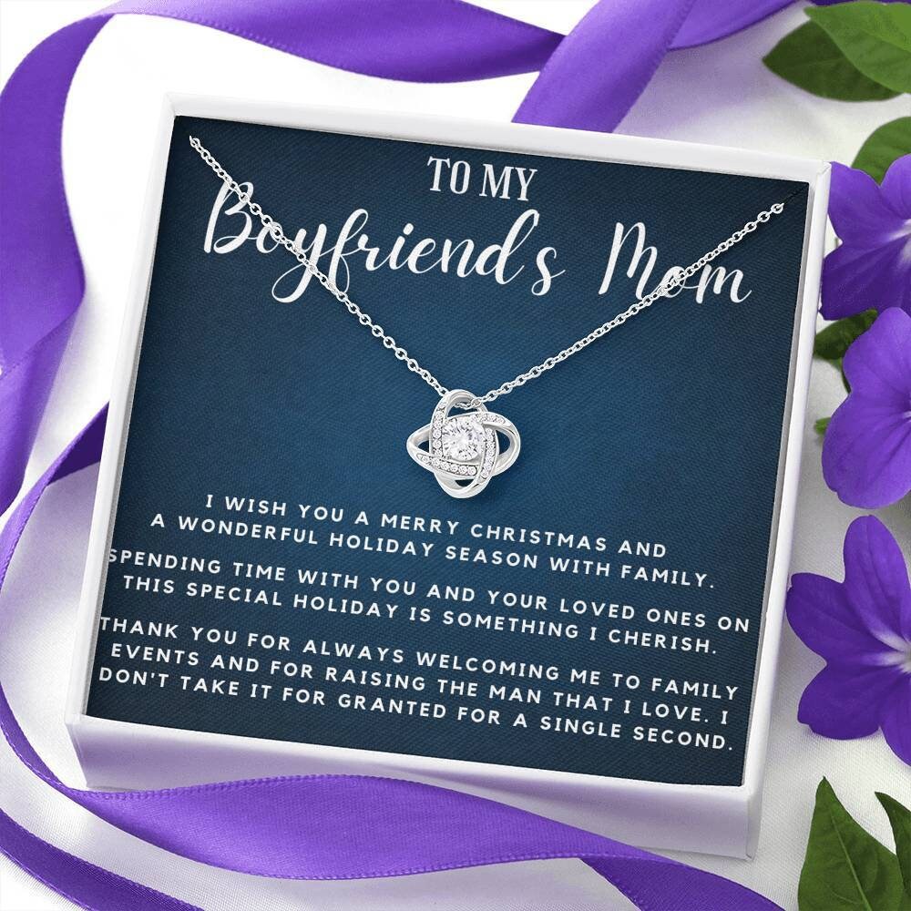 To My Boyfriend s Mom Necklace Gift for My Boyfriend s Mom