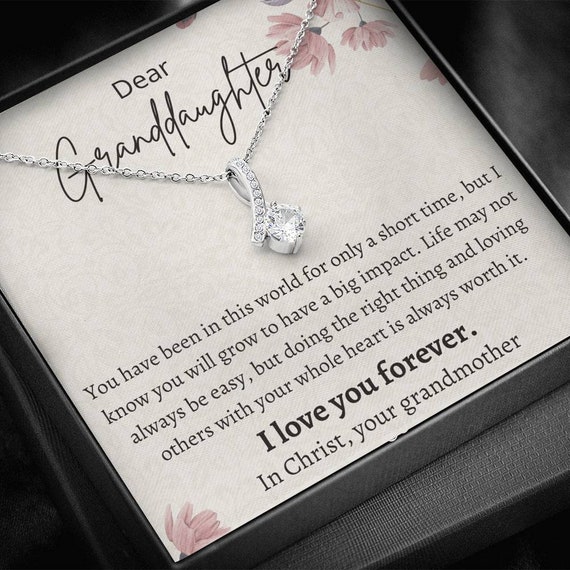 Dear cheap granddaughter necklace