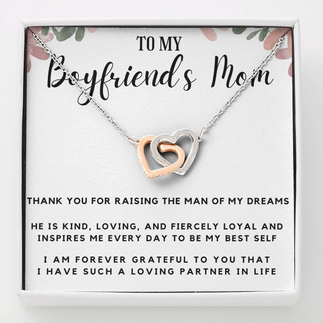 My Boyfriends Mom Christmas Gift to My Boyfriends Mom Necklace ...