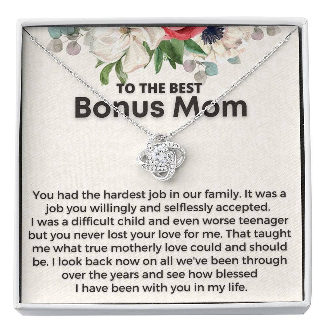 Bonus Mom Gift Bonus Mom Necklace Christmas Gift for Bonus Mom Stepmom Gift Mothers Day Etsy Australia