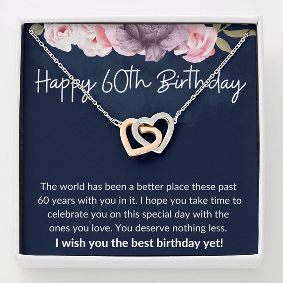 Amazon.com: 60th Birthday Gifts for Women Happy 60 Year Old Gifts for Women  Friendship Unique Turning 60 Bday Gift Idea for Best Friend Wife Mom 60th  Birthday Decorations Present for Her Throw
